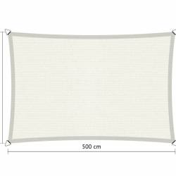 Schaduwdoek Arctic White rechthoek 400x500